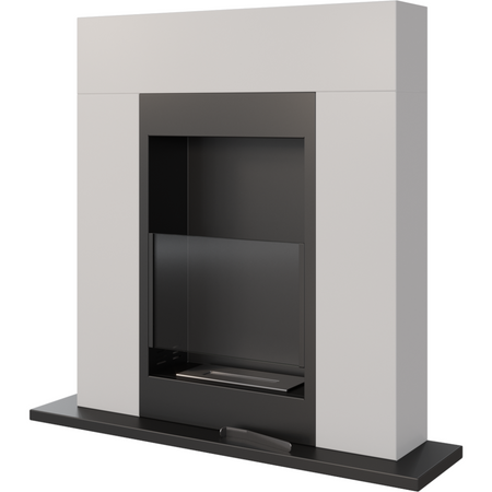 Kratki Biokamin Whiskey + Verkleidung | weiß | WHISKEY/BIALY/TUV