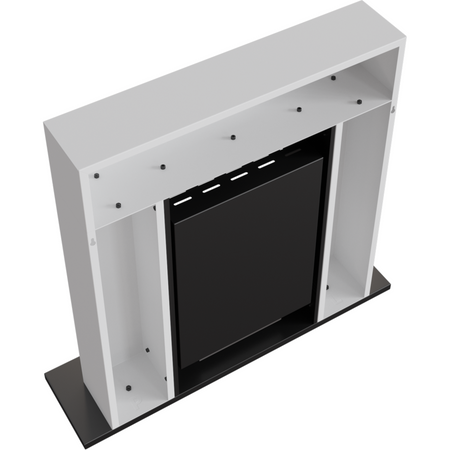 Kratki Biokamin Whiskey + Verkleidung | weiß | WHISKEY/BIALY/TUV