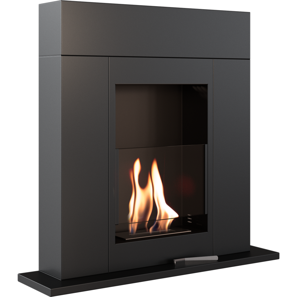 Kratki Biokamin Whiskey + Verkleidung | schwarz | WHISKEY/CZARNY/TUV ➔ Klimaworld
