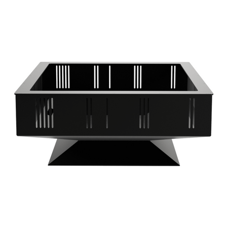 Kratki Feuerschale Quadrum | 750x750x318 mm | Ansicht ohne Grillaufsatz
