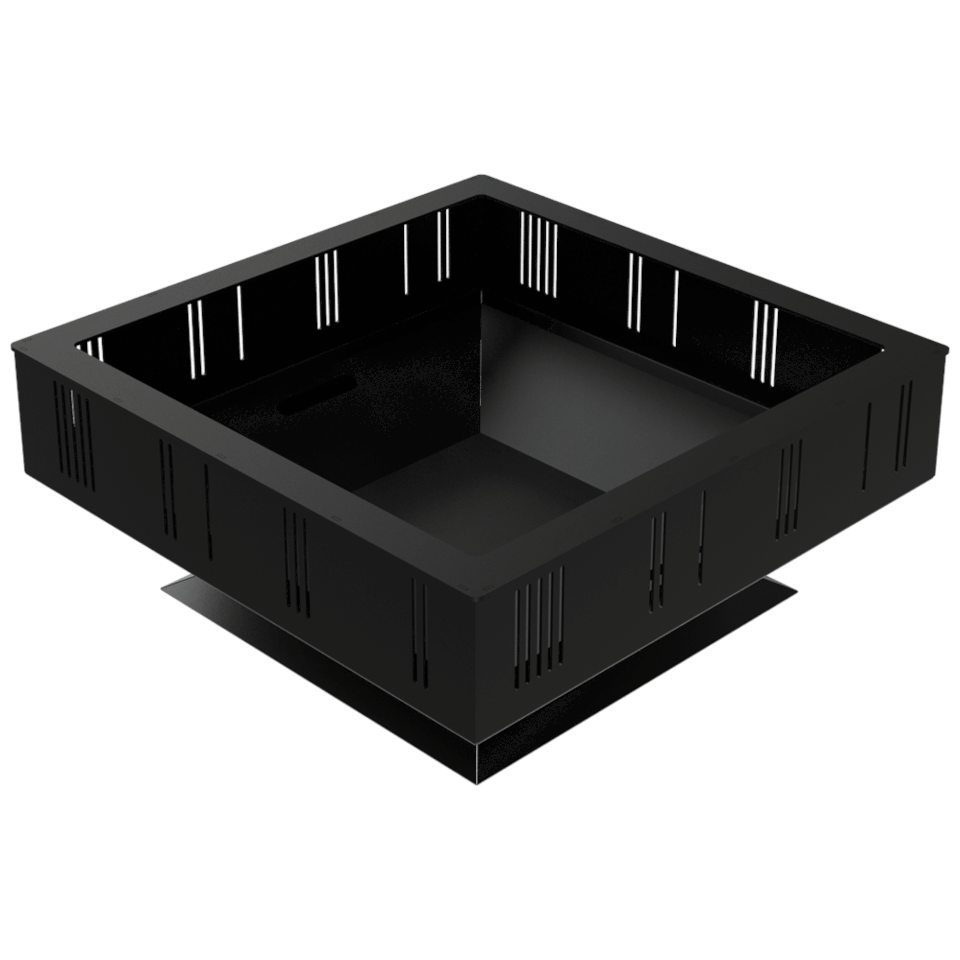 Kratki Feuerschale Quadrum | 750x750x318 mm | ohne Grill | QUADRUM