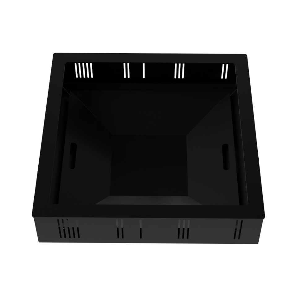 Kratki Feuerschale Quadrum | 750x750x318 mm | ohne Grill | QUADRUM