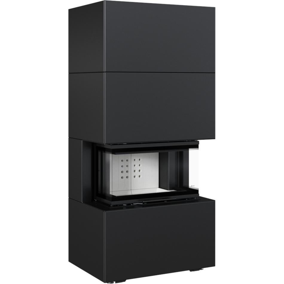 Kratki Kaminbausatz NBC 7 - 3-seitig | Home Easy Box schwarz | 7 kW ➔ www.klimaworld.com