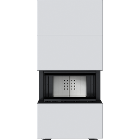 Kratki Kaminbausatz NBC 7 - 3-seitig | Home Easy Box weiß| 7 kW