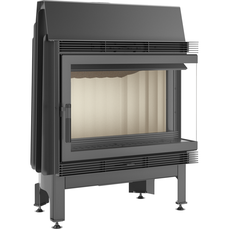 Kratki Kamineinsatz Blanka 12 | rechts | 11 kW | BLANKA/670/570/P/BS