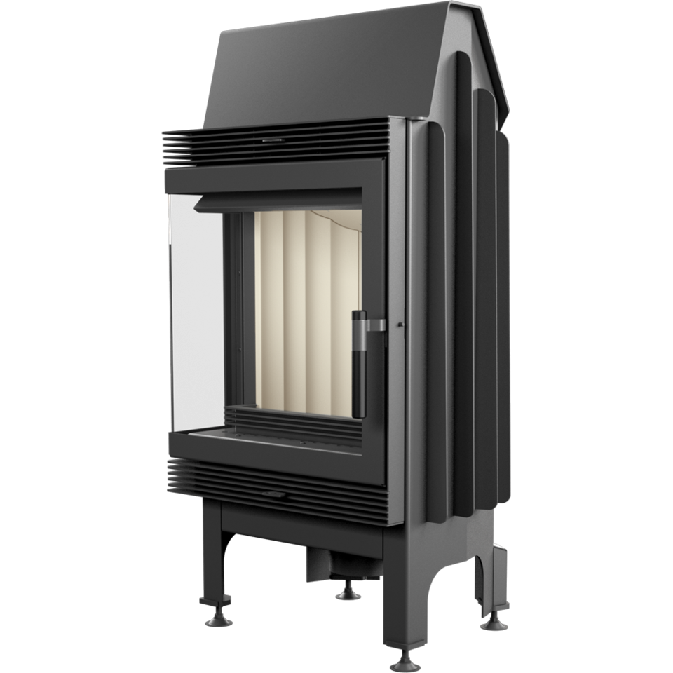 Kratki Kamineinsatz Blanka 8 | Eckscheibe links | 8 kW | BLANKA/L/BS
