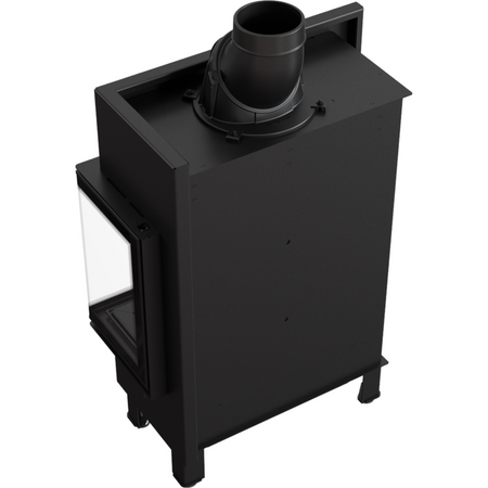 Kratki Kamineinsatz Lucy 12 Slim | Eckscheibe rechts | 8 kW 