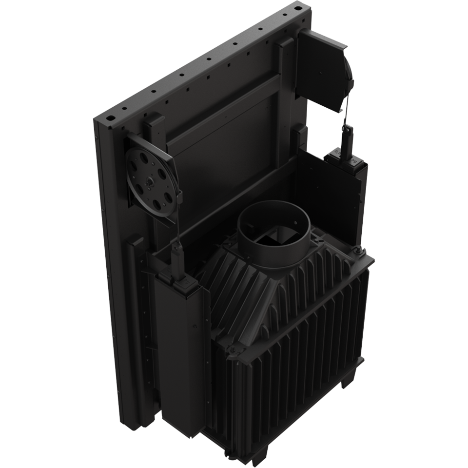 Kratki Kamineinsatz Maja 8 mit Schiebetür/Guillotine | klimaworld.com