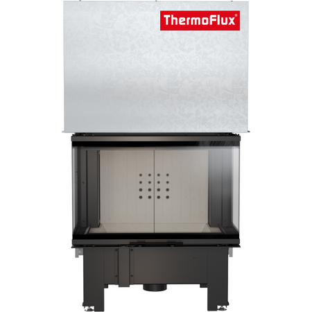 ThermoFlux Kamineinsatz TFA10-HLRF 80/40 | 3-seitig, Guillotine | 10 kW