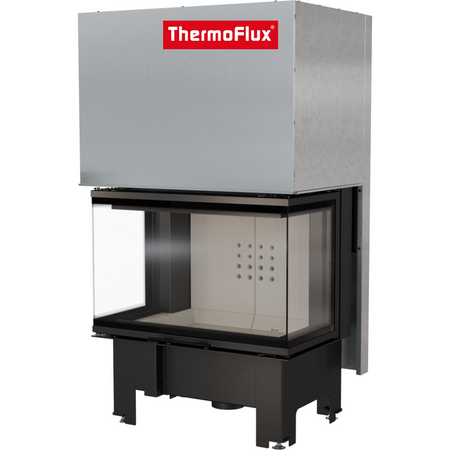 ThermoFlux Kamineinsatz TFA10-HLRF 80/40 | 3-seitig, Guillotine | 10 kW