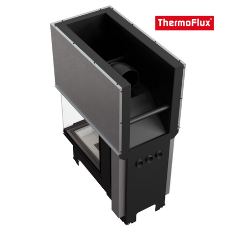 ThermoFlux Kamineinsatz TFB1-HLRF 50/70 | 3-seitig, Guillotine | 11 kW