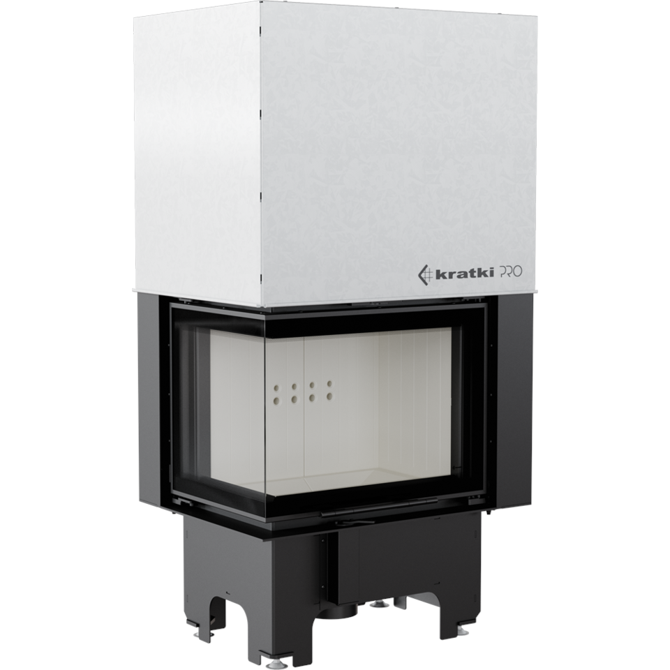 Kratki Kamineinsatz VNL/610/430 | Eckschiebtür links | 9 kW ➔ www.klimaworld.com