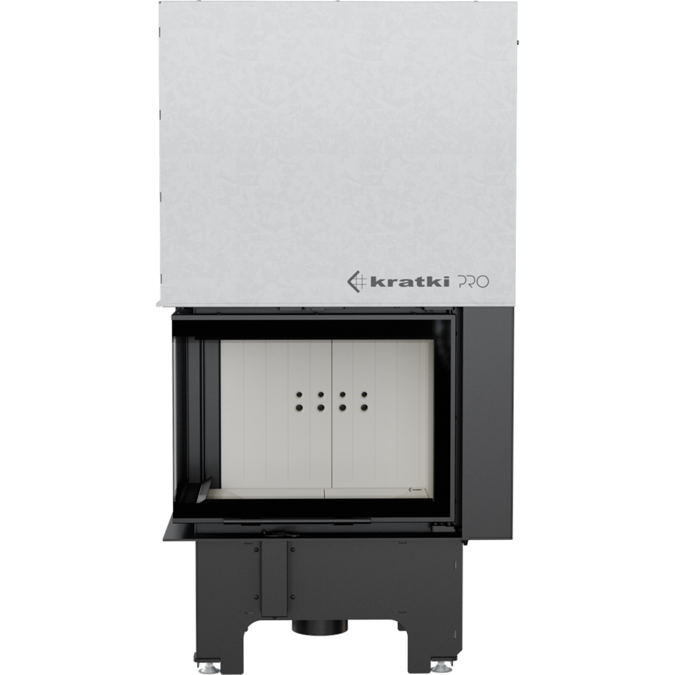 Kratki Kamineinsatz VNL/610/430 | Eckschiebtür links | 9 kW
