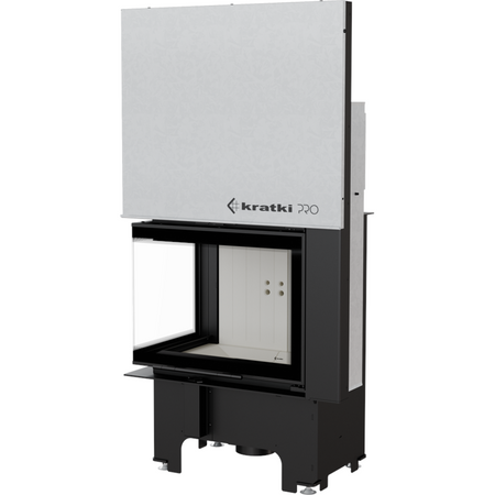 Kratki Kamineinsatz VNL/610/430 | Eckschiebtür links | 9 kW