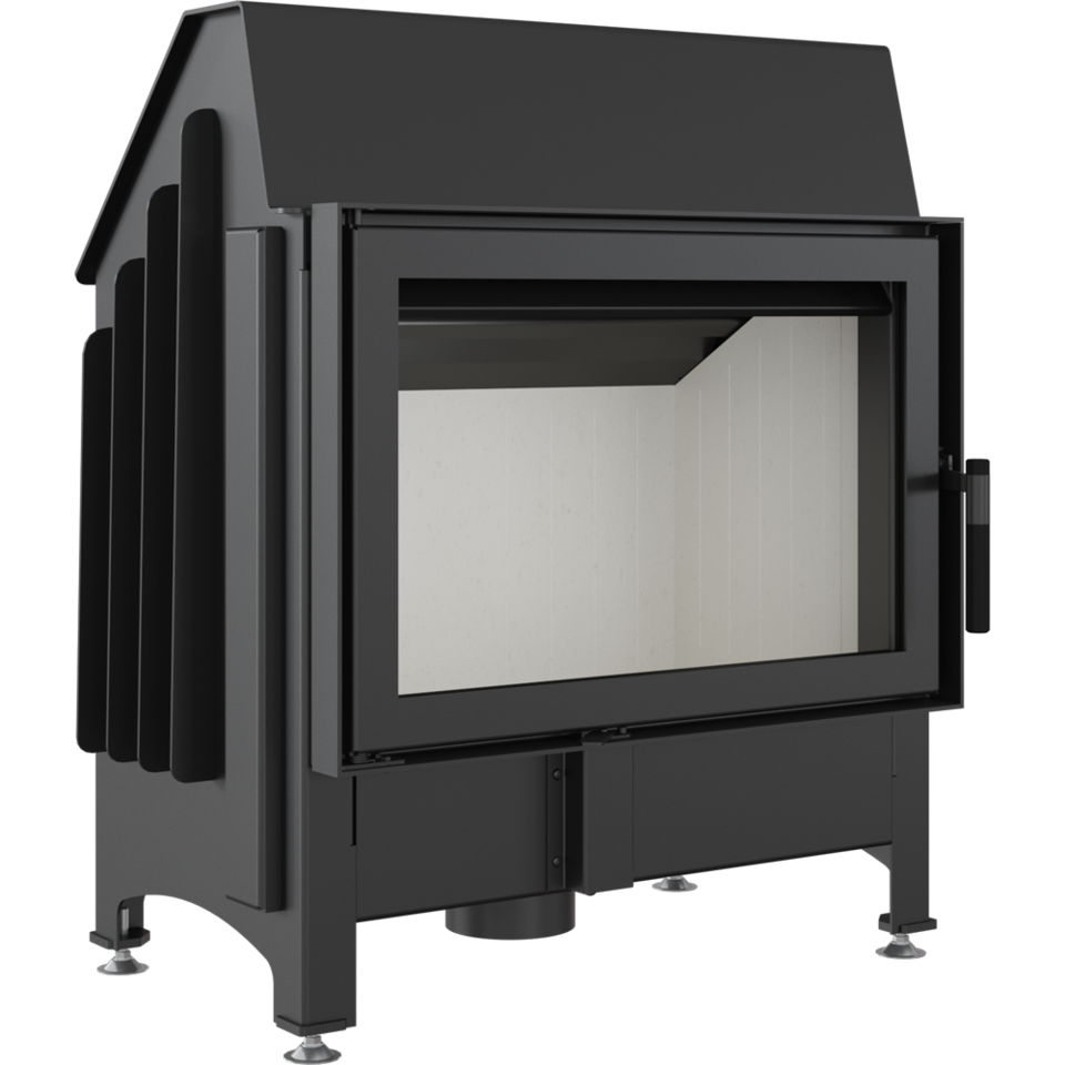 Kratki Kamineinsatz ZIBI 12 | gerade Scheibe | 11 kW | ZIBI/PF ➔ www.klimaworld.com