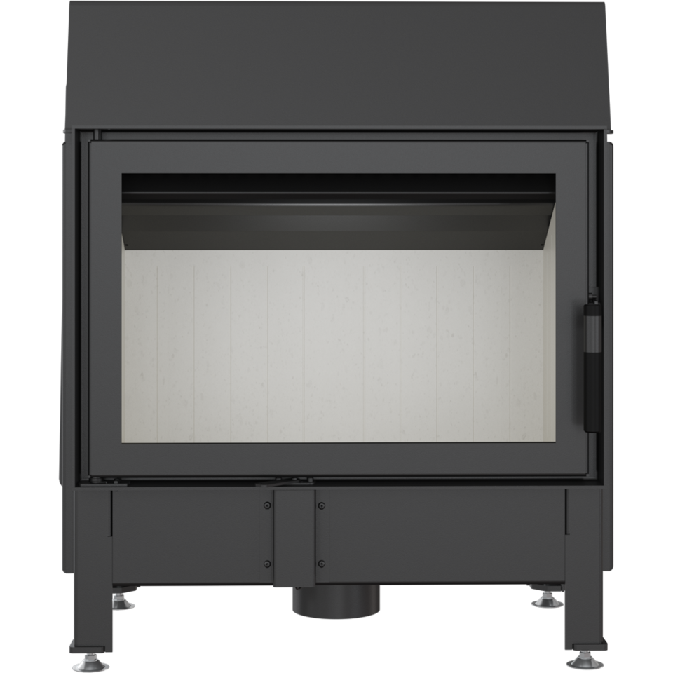 Kratki Kamineinsatz ZIBI 12 | gerade Scheibe | 11 kW | ZIBI/PF