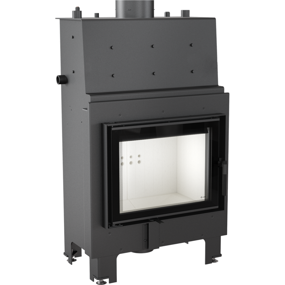 Kratki wasserführender Kamineinsatz MBM PW 10 | 12 kW | MBM/PW/10/W ➔ www.klimaworld.com