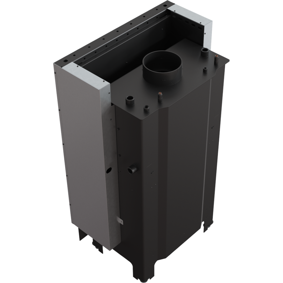 Kratki wasserführender Kamineinsatz MBM PW 10 | 12 kW | Guillotine
klimaworld.com