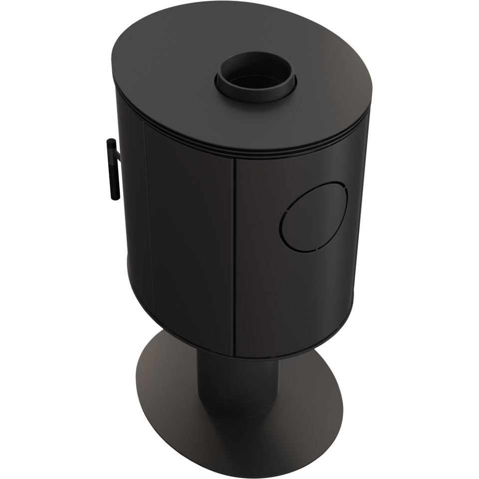Kratki Kaminofen Koza Orbit | mit Standfuß | 7 kW | KOZA/ORBIT