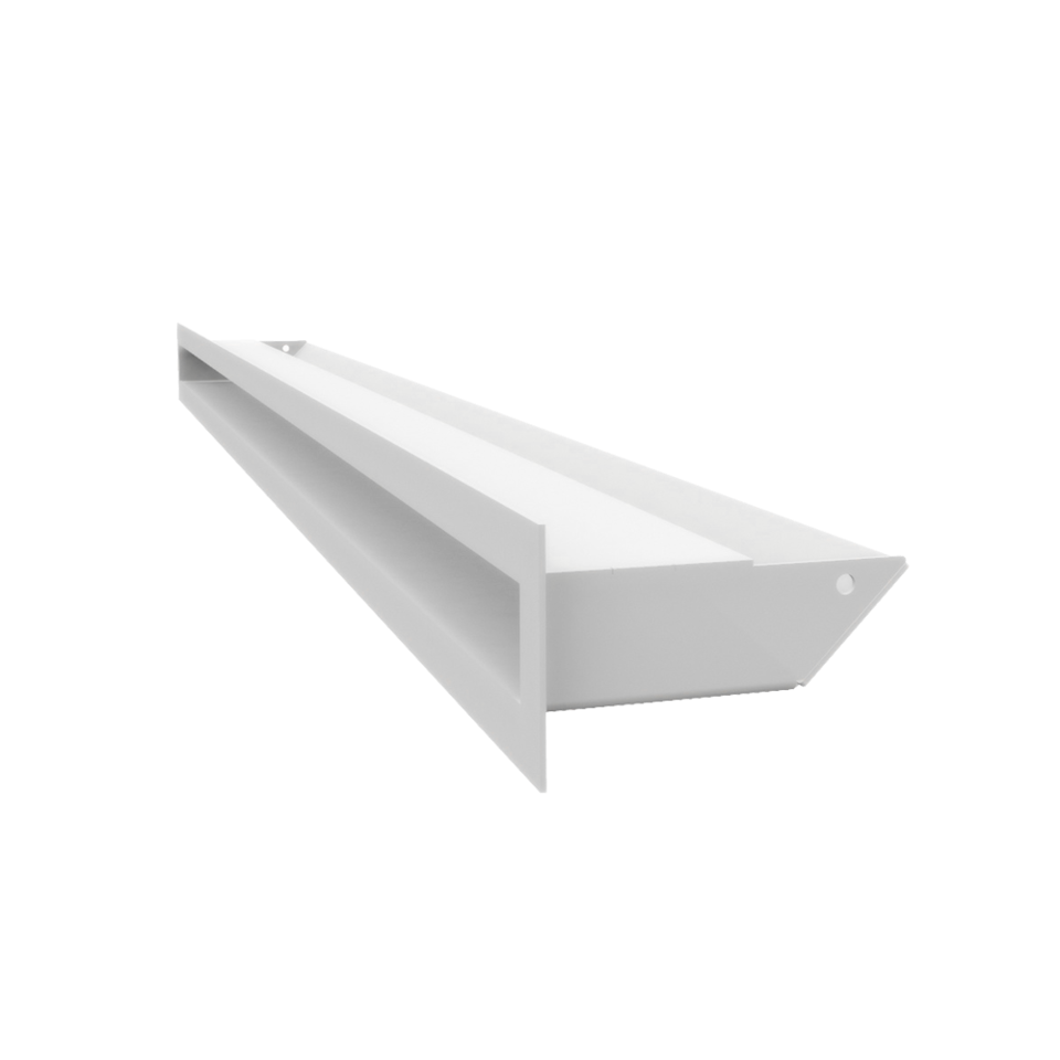 Kratki Lüftungsgitter 45S | 60x1000x96,5 mm | weiß 