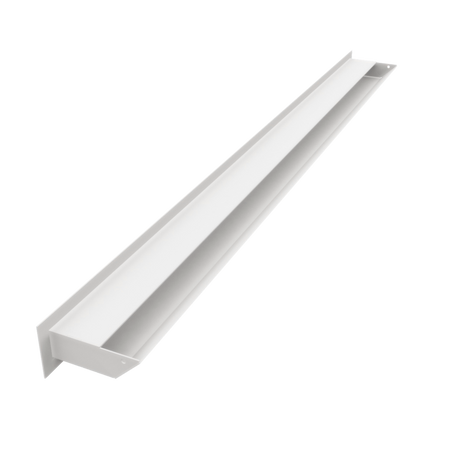 Kratki Lüftungsgitter 45S | 60x1000x96,5 mm | weiß 