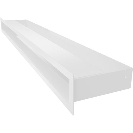 Kratki Lüftungsgitter | 60x800x98mm | weiß | LUFT/6/80/B