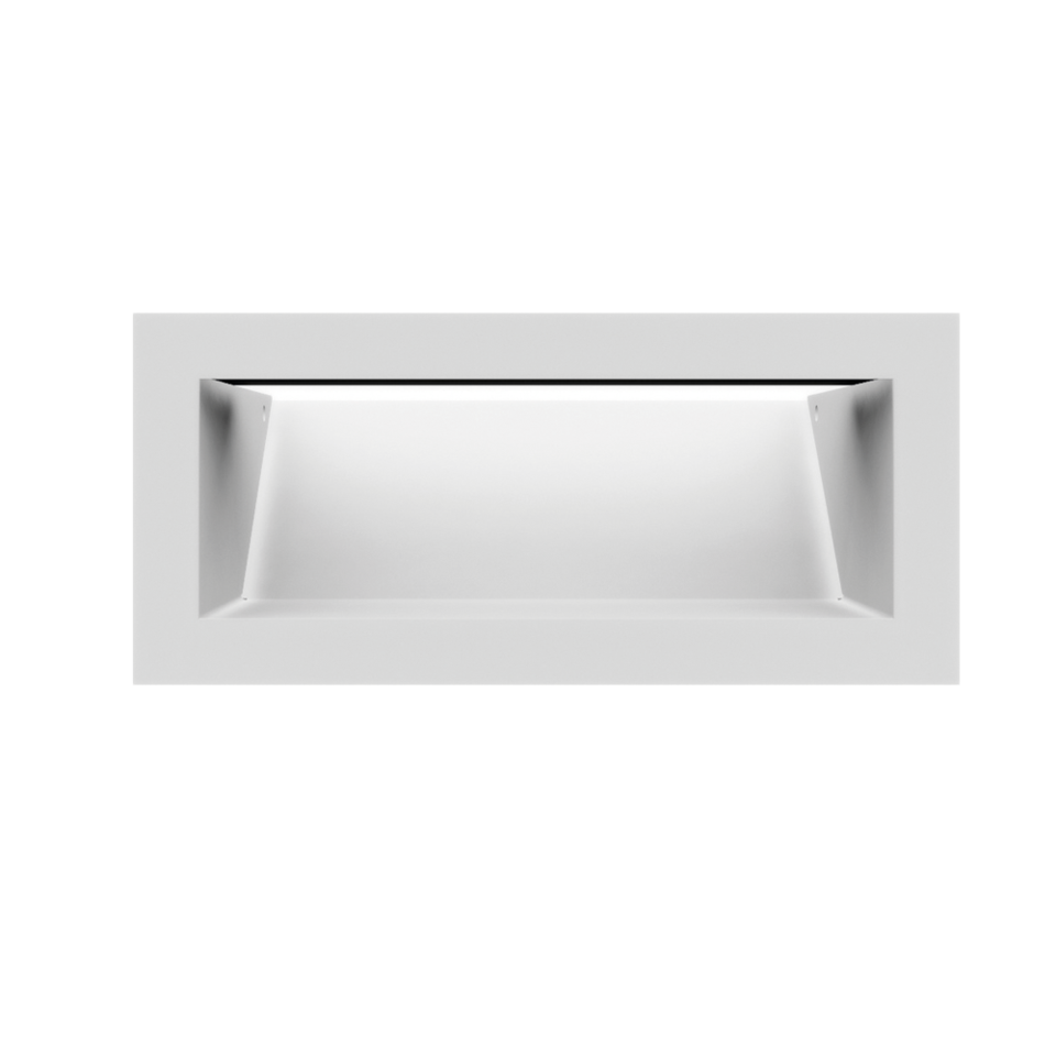 Kratki Lüftungsgitter - LUFT/9/20/45S/B - weiß