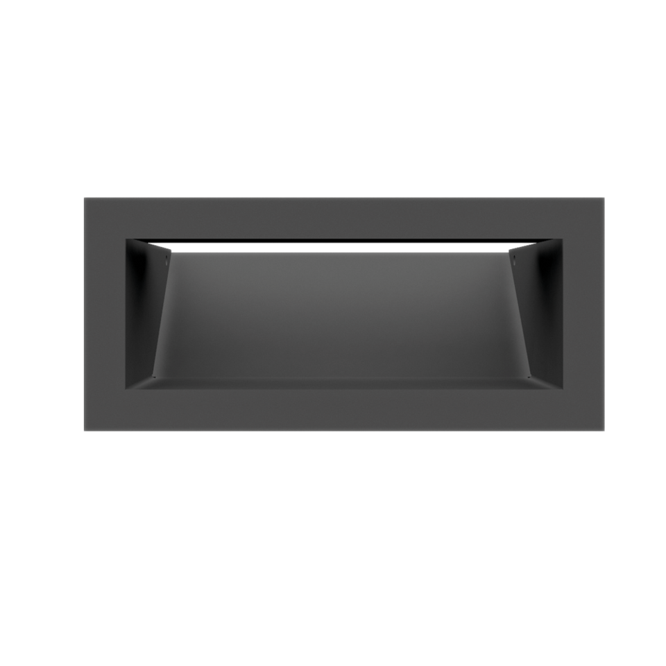 Kratki Lüftungsgitter - LUFT/9/40/45S/G - graphit