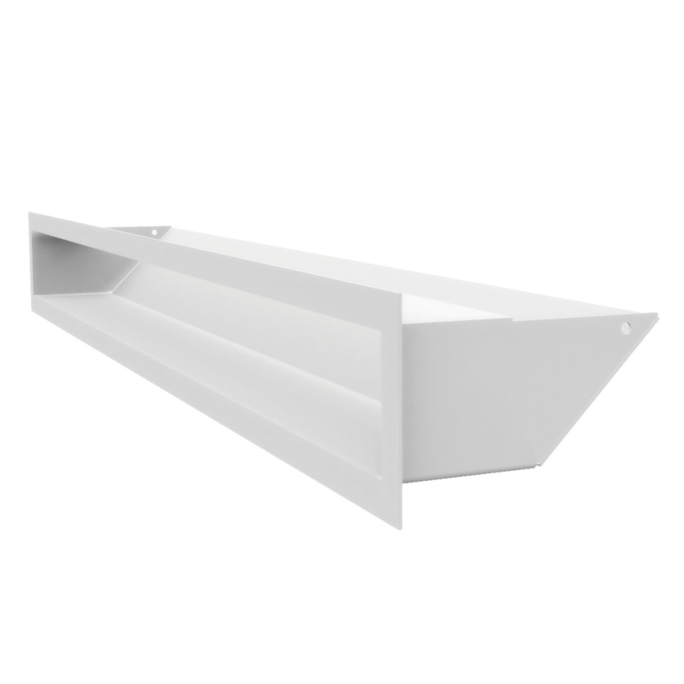 Kratki Lüftungsgitter 45S | 90x800x126,5 mm | weiß