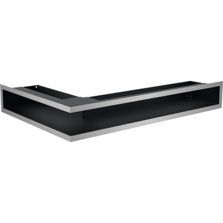 Kratki Eckluftleiste rechts | 600x400mm Winkel x 126,5mm | geschliffen
