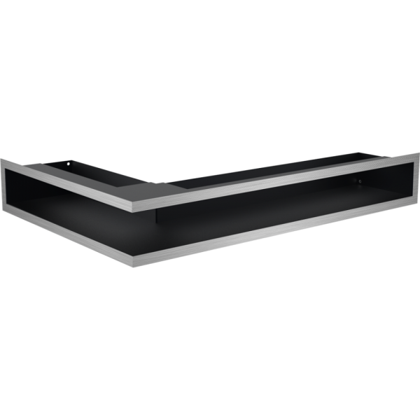 Kratki Eckluftleiste rechts | 600x400mm Winkel x 126,5mm | geschliffen