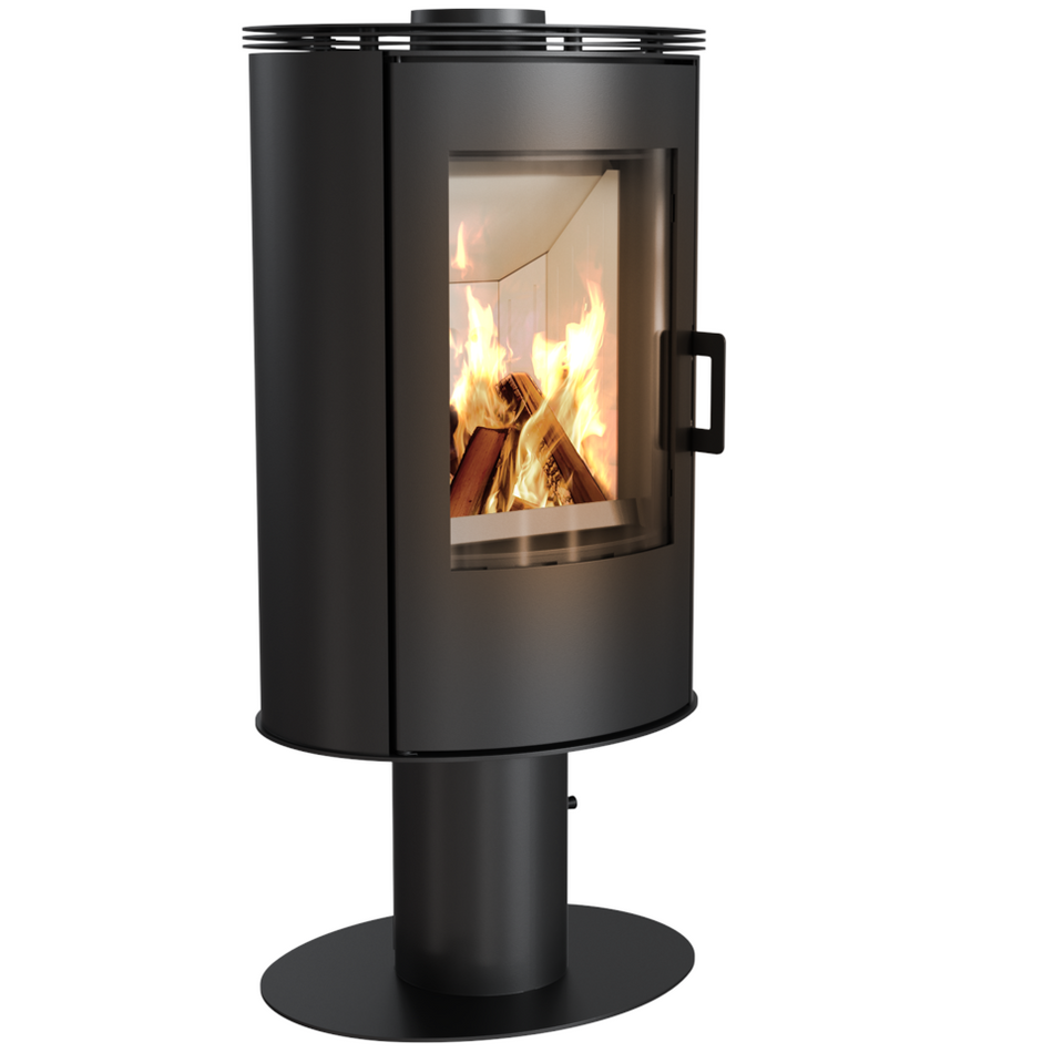 Kratki Kaminofen Koza AB S/N/DR | mit Standfuß | 8 kW | KOZA/AB/S/N/DR
klimaworld.com