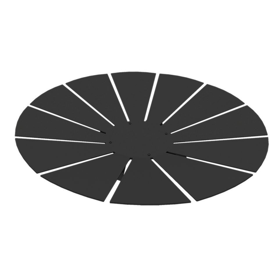 Kratki Feuerschale Sunny | Ø 684x113 mm | Stahl | FIRE/SUNNY