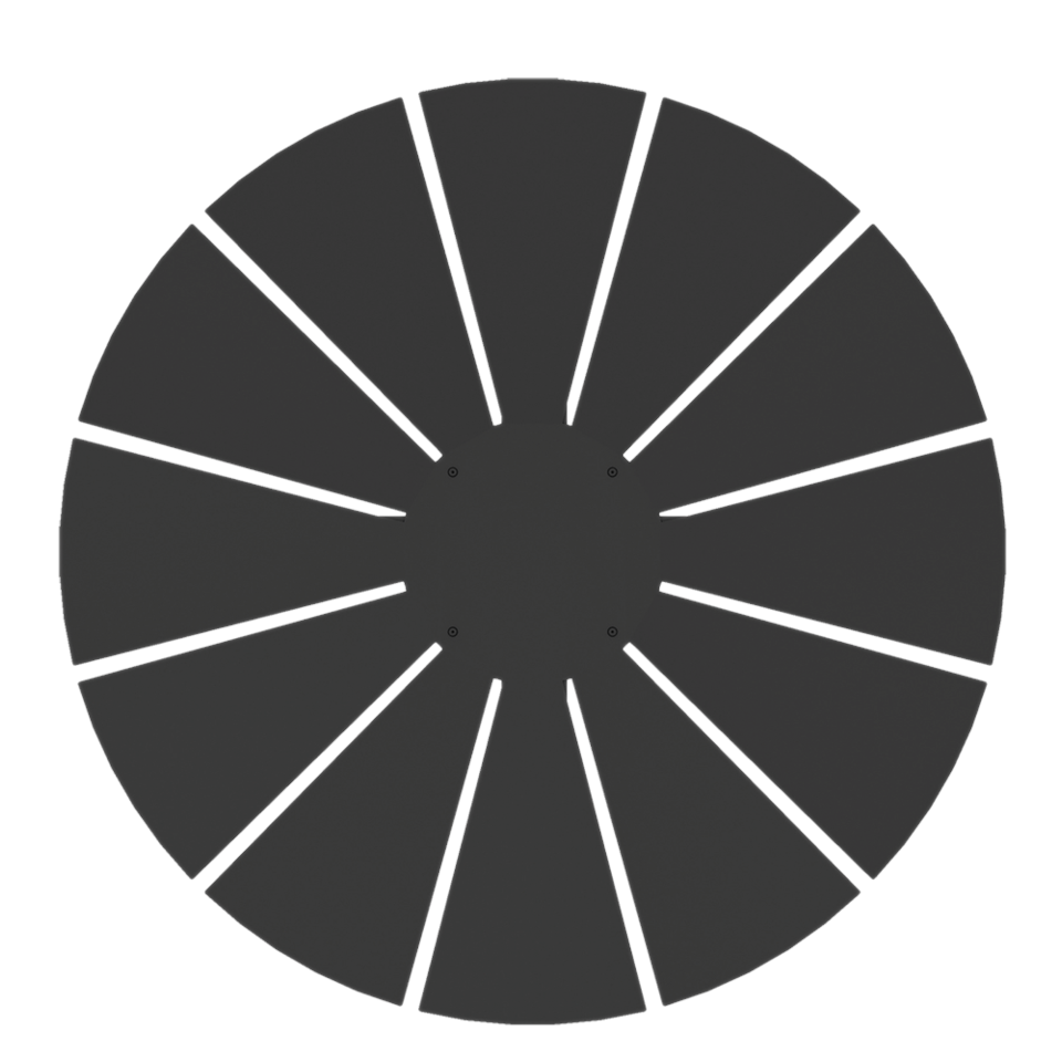 Kratki Feuerschale Sunny | Ø 684x113 mm | Stahl | FIRE/SUNNY