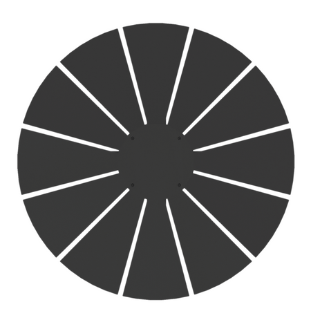 Kratki Feuerschale Sunny | Ø 684x113 mm | Stahl | FIRE/SUNNY