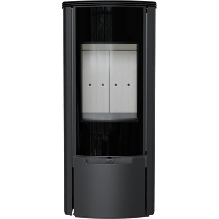 Kratki Kaminofen Koza Enyo R | Panoramascheibe | mit Griffmulde | 6 kW 