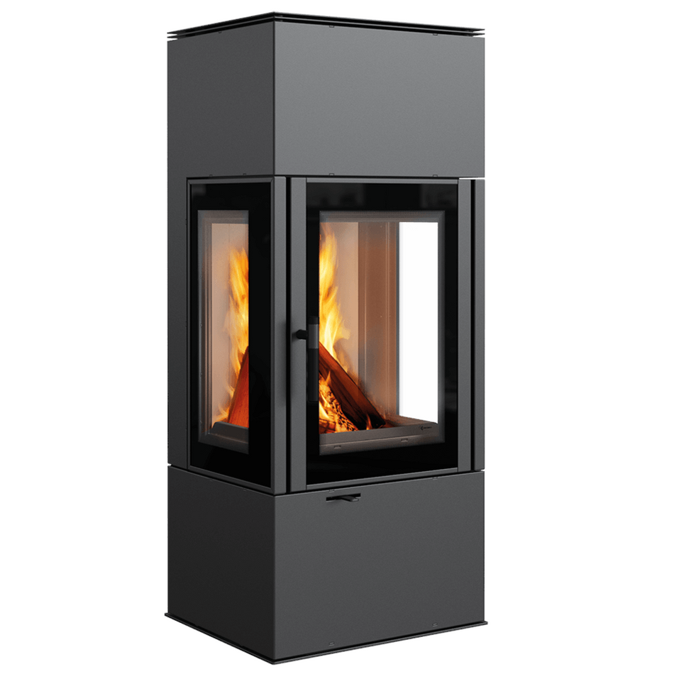 Kratki Kaminofen Thor 8 | Eckkamin - 3-seitig | 8 kW | THOR/VIEW