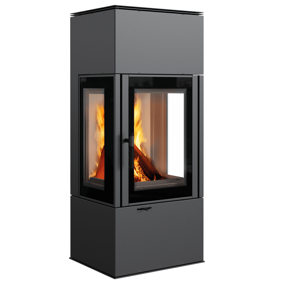 Kratki Kaminofen Thor 8 | Eckkamin - 3-seitig | 8 kW | THOR/VIEW