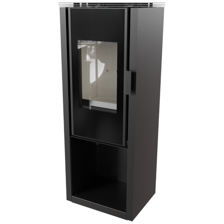 Kratki Kaminofen Koza Enyo Flat 02 | Holzfach | Sockel drehbar | 6 kW 