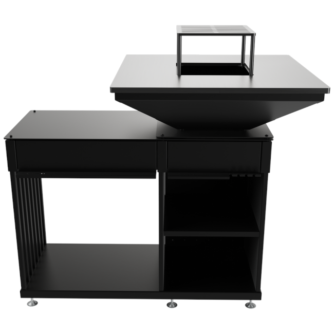 Kratki Grill / Feuerstelle Quadrum | horizontal | QUADRUM/BBQ/H