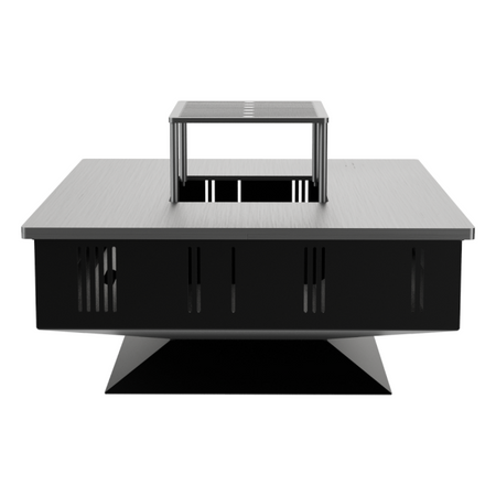 Kratki Feuerschale Quadrum | 774x774x468 mm | mit Grill | QUADRUM/BBQ ➔ Klimaworld.com