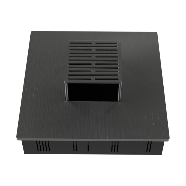 Kratki Feuerschale Quadrum | 774x774x468 mm | mit Grill | QUADRUM/BBQ 