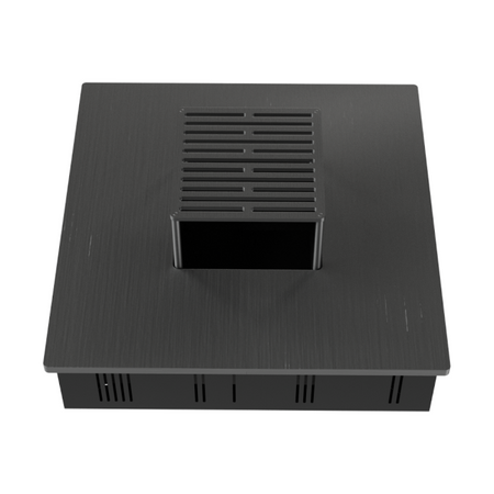 Kratki Feuerschale Quadrum | 774x774x468 mm | mit Grill | QUADRUM/BBQ 