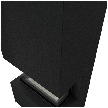 Kratki Kaminbausatz NBC 7 - 3-seitig | Granit schwarz | 7 kW