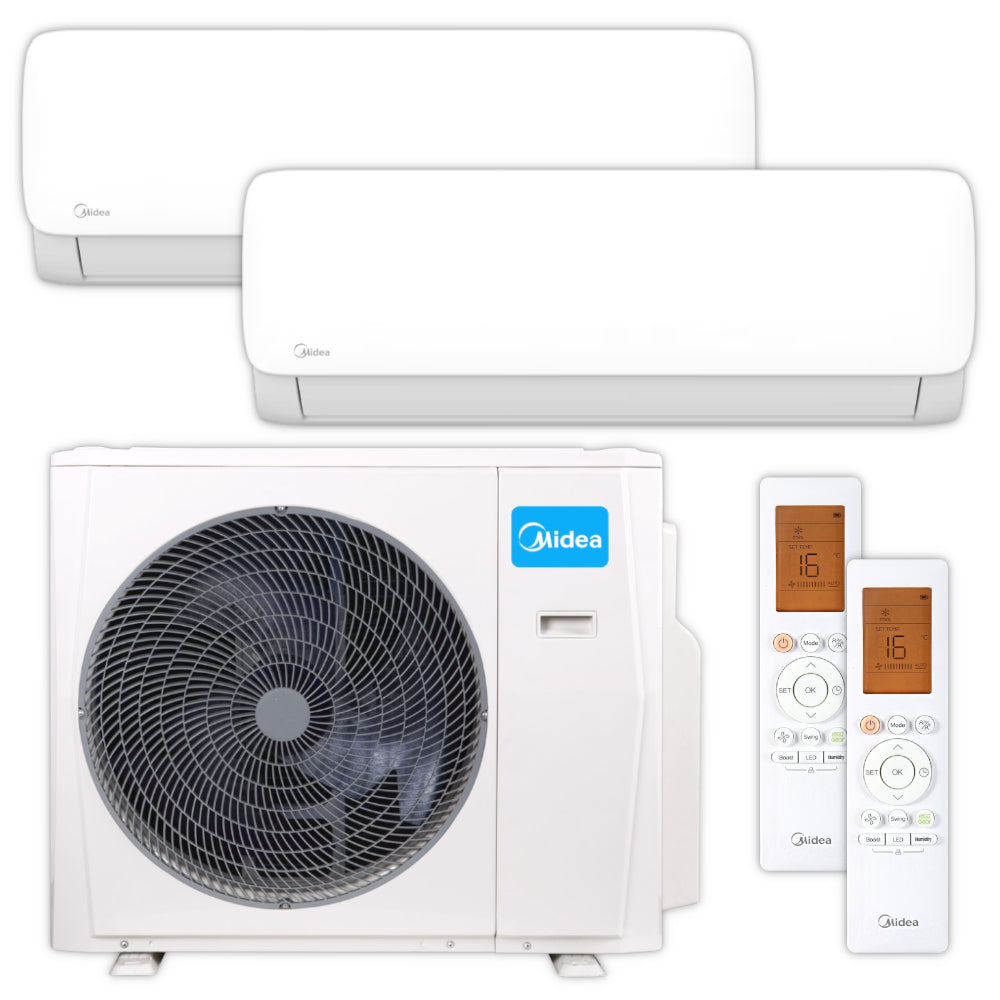 MIDEA Multisplit Klimaanlage Set Xtreme Save Lite | 3,6 kW + 3,6 kW | klimaworld.com