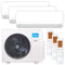 MIDEA Multisplit Klimaanlage Set | XTREME SAVE LITE | 2x2,8 kW + 3,6 kW