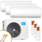 MIDEA Multisplit Klimaanlage | XTREME SAVE PRO | 3x2,6 kW | Quick-Connect