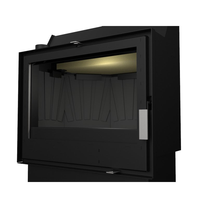 KRETZ | Kamineinsatz Z 303 | gerade Scheibe | Gusseisen Box | 10 kW