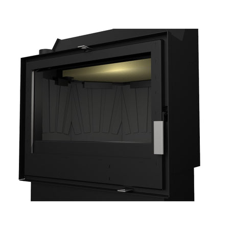 KRETZ | Kamineinsatz Z 303 | gerade Scheibe | Gusseisen Box | 10 kW