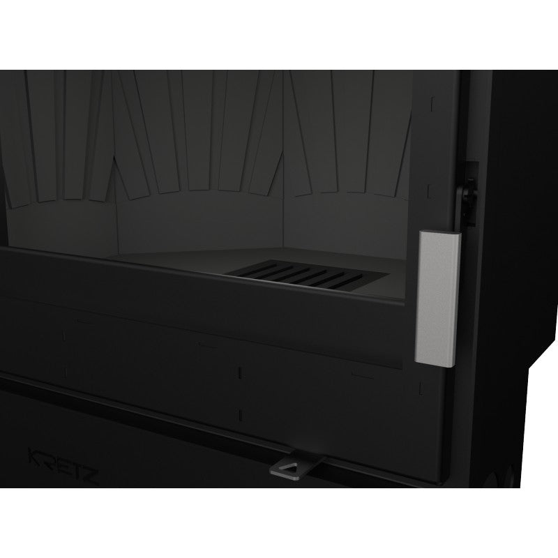 KRETZ | Kamineinsatz Z 303 | gerade Scheibe | Gusseisen Box | 10 kW